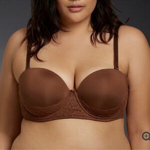 Torrid Microfiber and Lace Multi-Way Push-Up Bra NWT